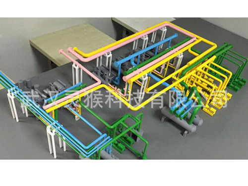 3D打印制作复杂工业管道模型效果展示